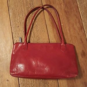 Hobo Red Smooth Leather Purse